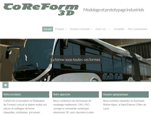 Tablet Screenshot of coreform3d.com